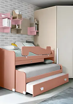 divano letto rosa antico