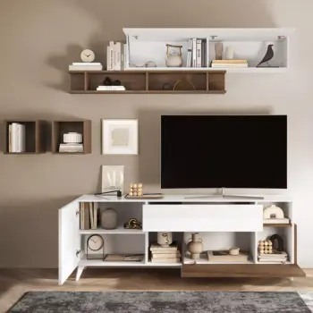 soggiorno moderno bianco e mercure